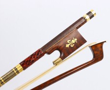 Violin Bow Snakewood 4/4 Hand Made Well Balanced Inlay poplar blossom Frog