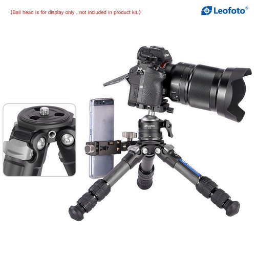 Leofoto LS-223C Table-Top/Mini Tripod Carbon Fiber for Camera with case - Picture 4 of 8