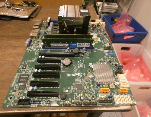 SuperMicro X10SRi-F DDR4 LGA 2011 Server Motherboard 16GB RAM 2.10GHZ XEON SR2R6