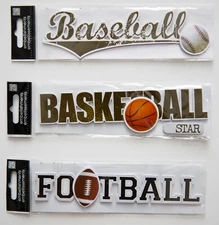 Me and My Big Ideas Sports Title Stickers, You Pick, Some Rare!