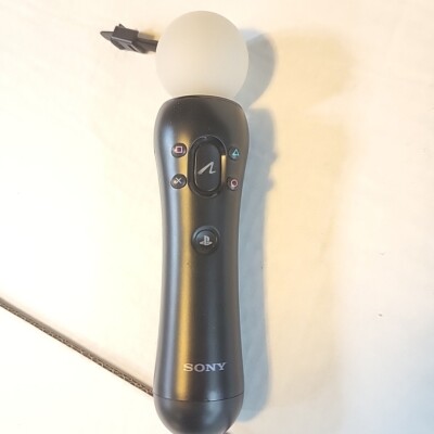 Sony PlayStation Move Motion Controller Black (CECH-ZCM1U) PS3 Tested Working