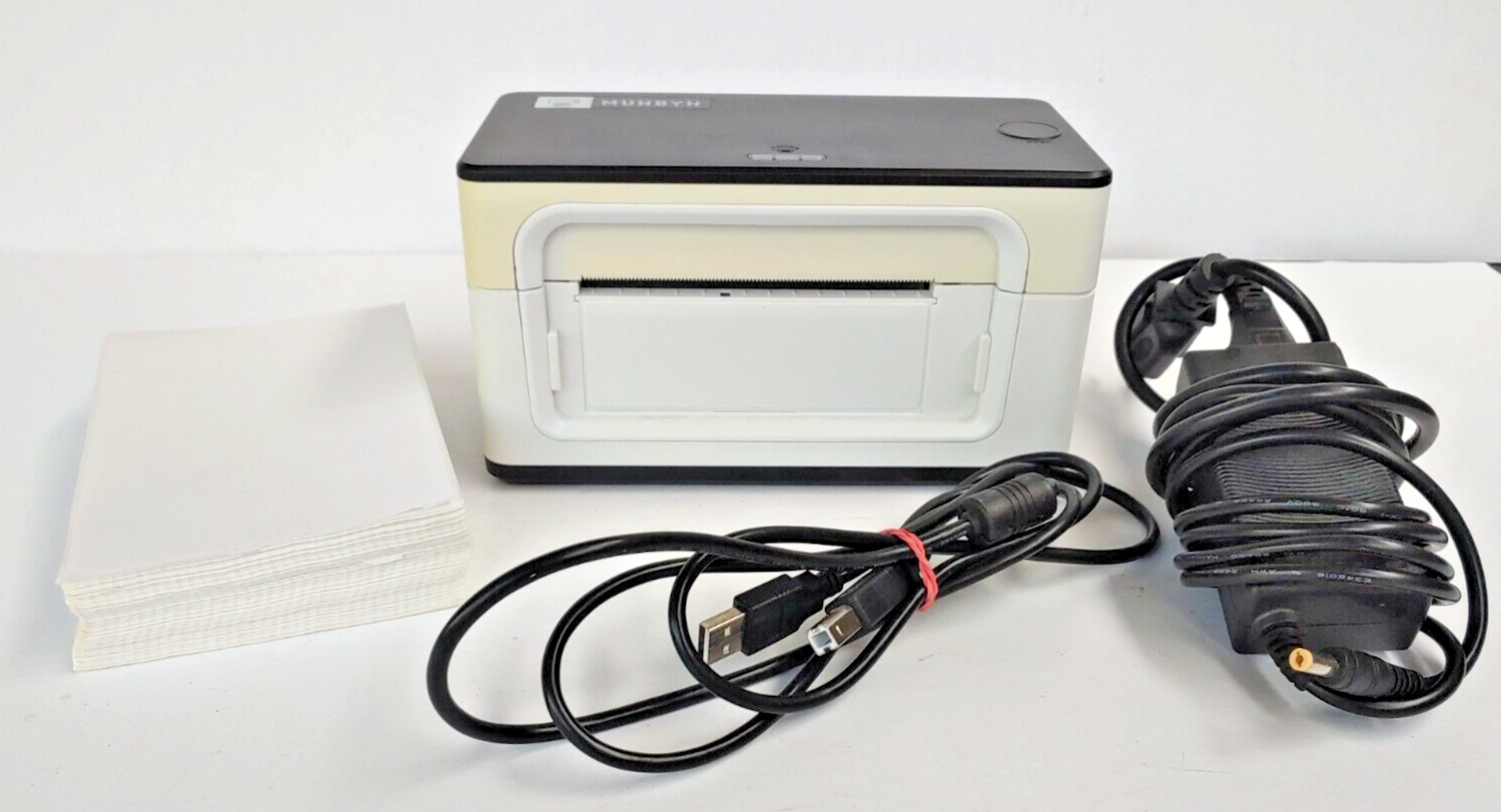 Munbyn Thermal Label Printer ITPP941 w/ Cables & Labels ** CLEAN UNIT