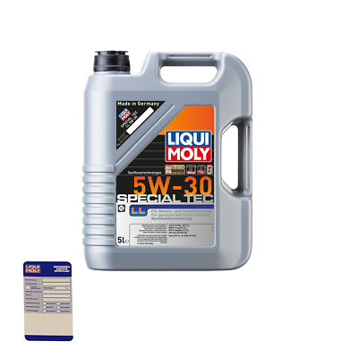 Liqui Moly 1193 Motoröl, Öl, Leichtlauf Special LL 5 W-30 5L Kanister AUDI, FIAT