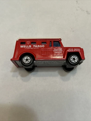 VTG Matchbox Superfast  No 69 Armored Car Wells Fargo Lesney England. Near Mint