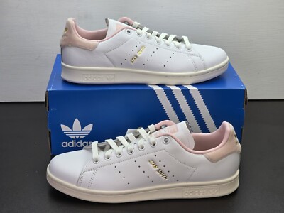 Adidas Stan Smith Women's Size 8.5 Athletic Shoes White Pink