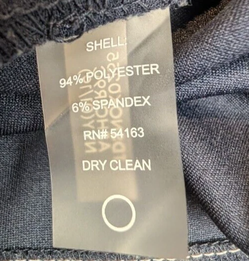 Vestido Tommy Hilfiger A8HC1R9C Negro Sin Mangas Botón Elastizado Buceo Crepé Talla 4 Foto 4 de 4