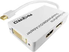 AKORD 3-In-1 Thunderbolt / Mini Displayport A DVI HDMI PC/Monitor/ Adapter