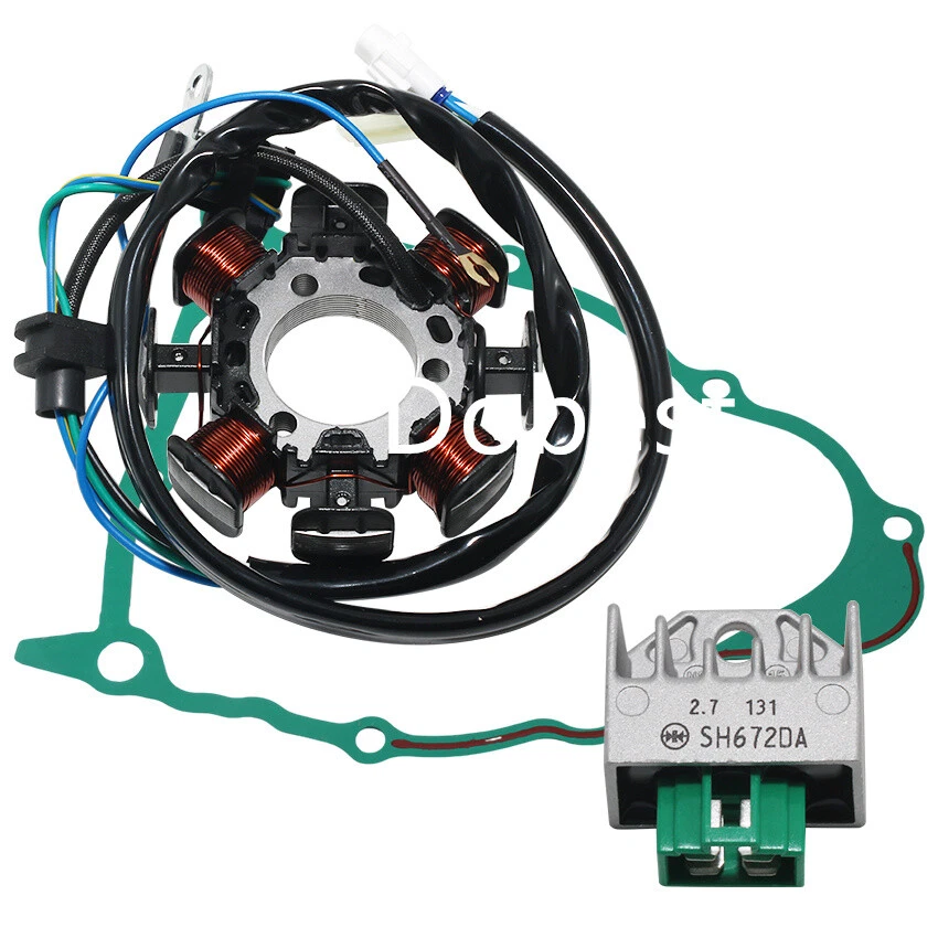 Estator + Regulador Rectificador + Junta para Yamaha TTR230 TT-R230 05-2023 1C6-H1410-00 Foto 2 de 4