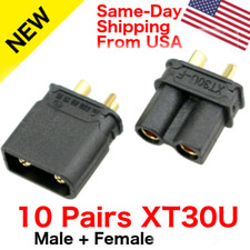 10 Pair AMASS XT30U XT30 XT-30 Upgrade Male Female 2mm Bullet Connectors RC LiPo