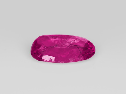 Zaffiro rosa certificato GIA BIRMANIA 3,88 cts ovale rosa intenso non trattato naturale - Foto 8 di 8