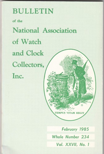 3 Bulletins of the National Assoc. of Watch & Clock Collectors-1-1961,2-1985 - Picture 5 of 6
