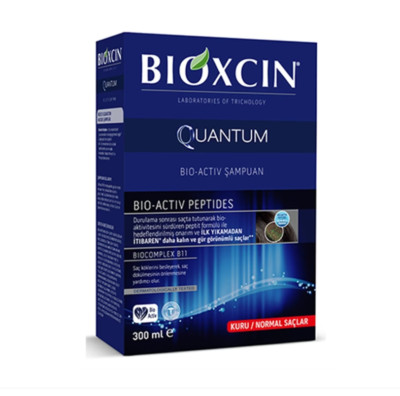 Bioxcin quantum anti hair loss shampoo for dry and normal hair vitamins minerals