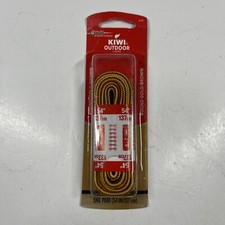 Kiwi Outdoor 54 in.   Gold & Brown Round Boot Laces. #4590