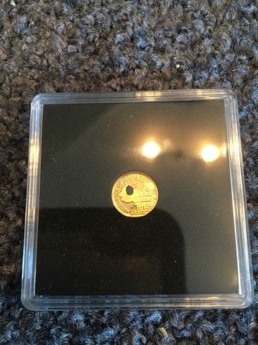 Congo 2018, meteorito de Nantan, 100 francos CFA, ¡oro! Meteorito de China, moneda de oro - Imagen 2 de 5