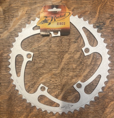 Bike Chainring Rocket 130mm 53T 8-9 speed 5 Arm 130mm BCD #05 New - Picture 1 of 7
