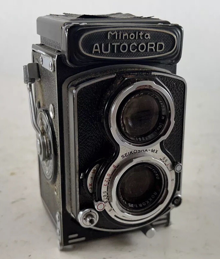 【良品】Minolta AUTOCORD 75mm 3.5 MINT] Minolta Autocord TLR Film Camera 75mm f3.5 From JAPAN | eBay