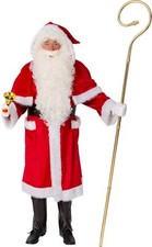 Nikolaus Nikolausmantel Nikloauskostüm Weinhnachtsmann-Mantel Pellerine