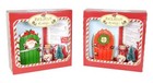 CHRISTMAS SANTA DOOR WISH KIT POLYRESIN , TREE, SANTA STOP HERE SIGN  & LETTER