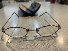 Marchon Flexon Select glasses frame Japan 1106 140 47 18 140 Cocoa