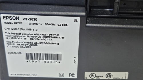 Bezprzewodowa drukarka all-in-one Epson WorkForce WF-2630 wymaga nowego atramentu patrz opis - Zdjęcie 21 z 24