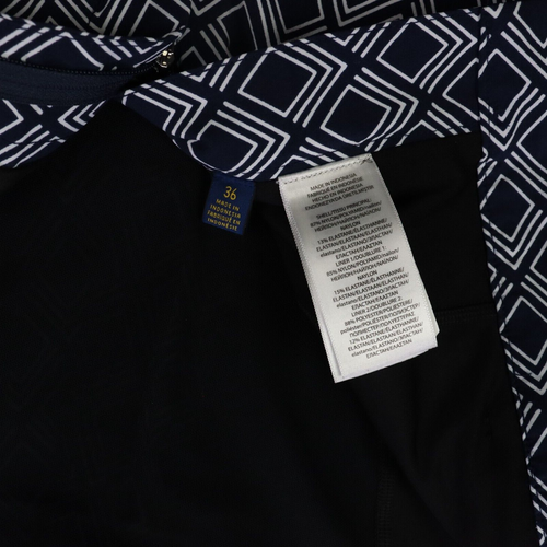 Polo Ralph Lauren Shorts Mens 36 Blue Geometric 10'' Stretch Lined Golf Packable - Picture 6 of 14