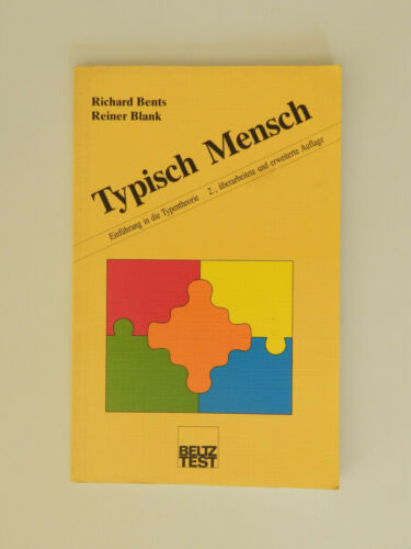 Typisch Mensch Richard Bents Reiner Blank Typentheorie Typen Beltz Buch - Bild 1 von 1