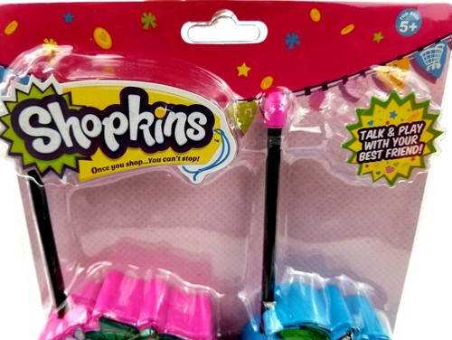 Shopkins Walkie Talkies Fruit Characters Strawberry and Green Apple In & Outdoor - Picture 5 of 7