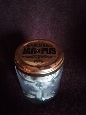 Used JAR OF PUS Liquid Pus PUSHEAD 2001 FEWTURE MODELS skull Used JAR OF PUS Liquid Pus PUSHEAD 2001 FEWTURE MODELS skull