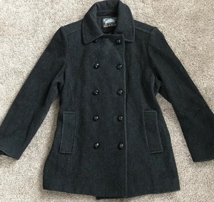 pure wool peacoat