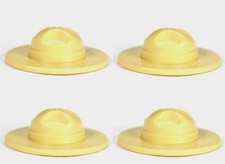 4 Lego Tan Headgear Hats Campaign Minifigure Lot New