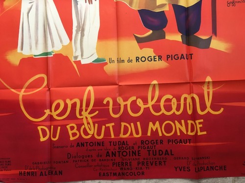 The Kite of The Bout World Cup Roger Pigaut China Cinemas Cocinor 157 X 115 CM - Picture 9 of 10