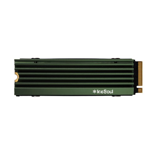 M.2 2280 NGFF/NVME SSD Heatsink SSD Cooler with Silicone Thermal Pad (Green) - Bild 8 von 9