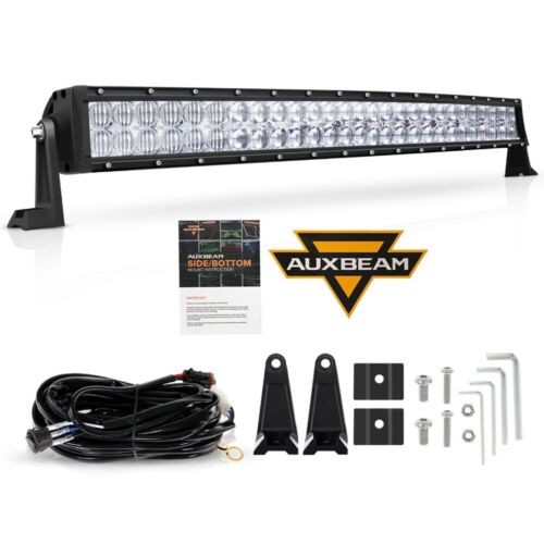 Auxbeam 32inch Curved LED Light Bar Spot Flood Driving Offroad Bumper Truck SUV - Picture 2 of 12