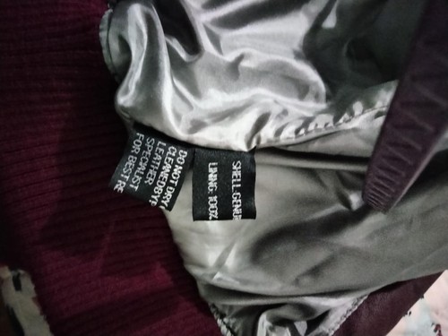 knoles carter leather jacket plum size 2xl(MCBK8) - Picture 5 of 11