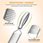 Lemon Zester, Heavy Duty Grater Handheld with Protective Cover  — photo 3