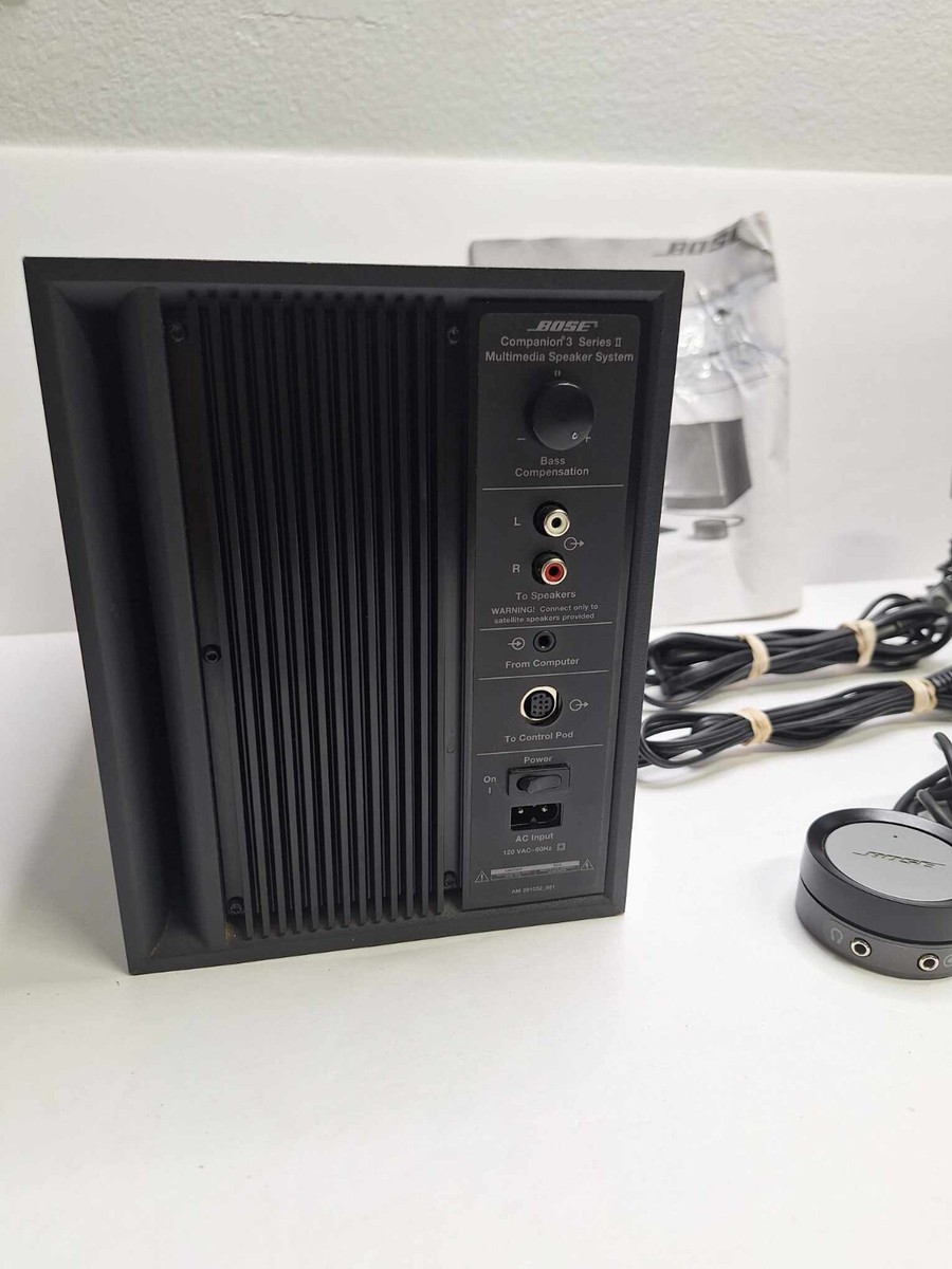 音出し確認済み　BOSE Companion 3 Series II USED Bose Companion 3 Series II Multimedia Speaker System