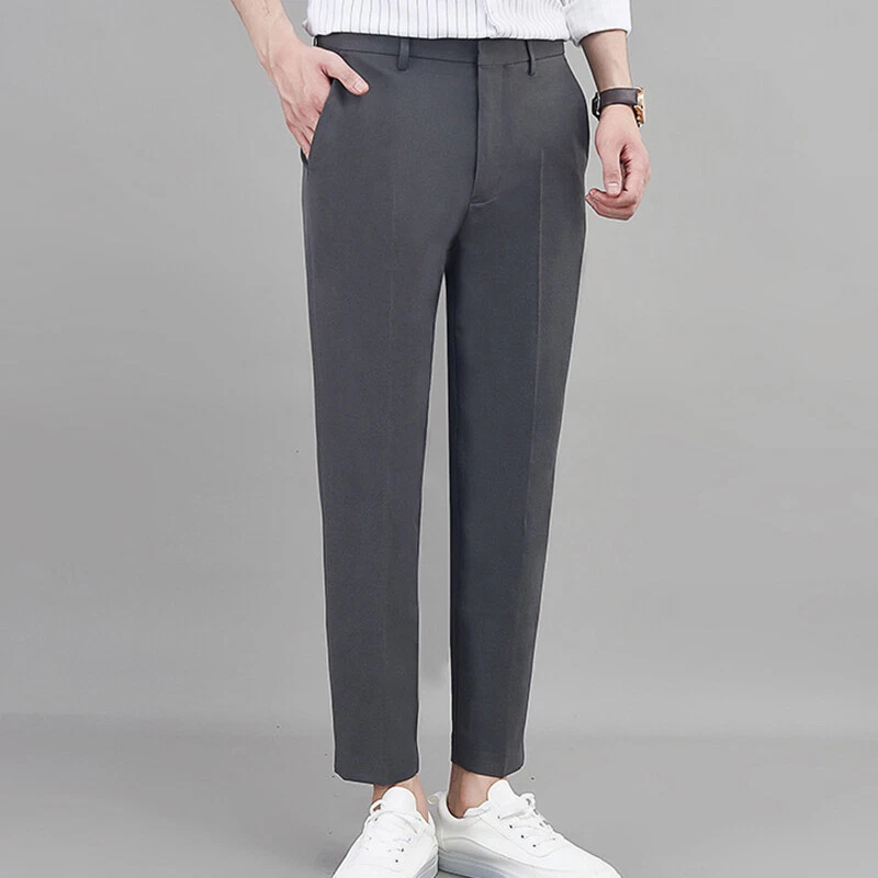 GKMJKI Women Harem Pants Casual Womens Formal Business Black Trousers Ankle-length  Pants High Waist Slim Suit Pants (Color : White-style, Size : XL code): Buy  Online at Best Price in UAE -