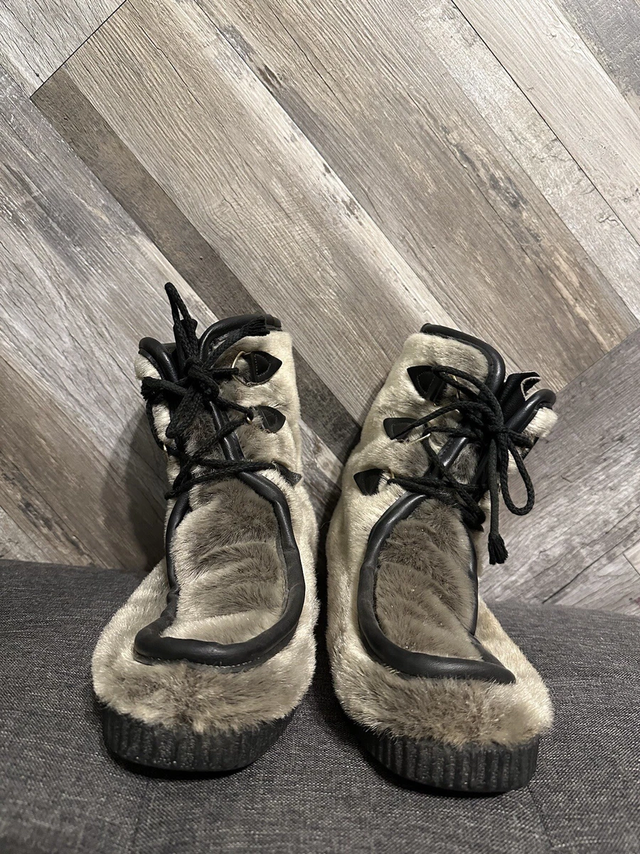 Vintage seal top skin boots
