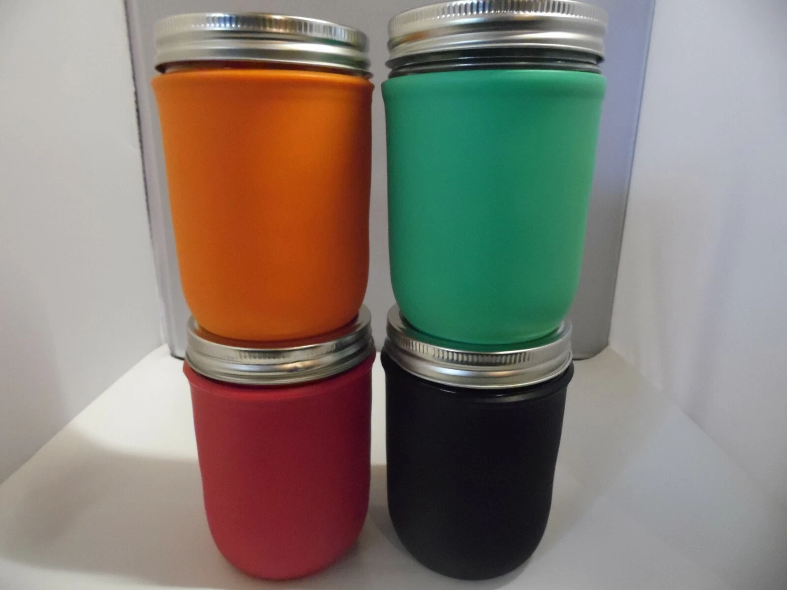 CURING JARS GLASS MANSON CURING JARS AIRTIGHT SMELL PROOF JAR UV MASON 28G/490ML