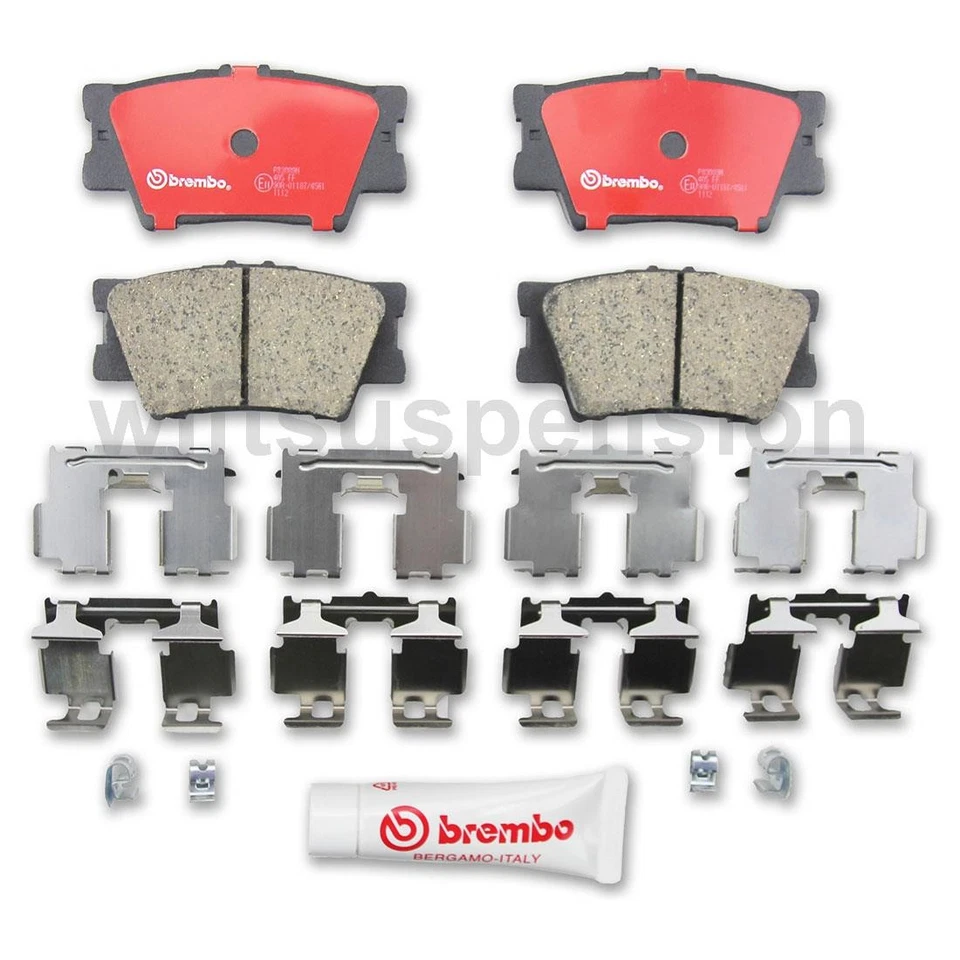 Juego de pastillas de freno de disco trasero Brembo rotor de freno de disco para Toyota Camry 2007-2010 2011 Foto 2 de 4