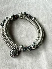 Paparazzi Bracelet Silver Coil With Oil Spill NWOT