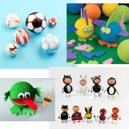 FFchanhe 40 Pack 3 Inch Foam Balls for Crafts, Polystyrene Foam Balls, for Sc... - Picture 5 of 8