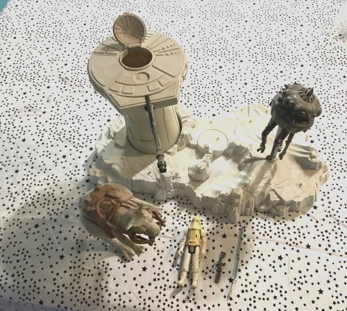 Vintage / Original 1980 Kenner Star Wars HOTH TURRET AND PROBOT 100% COMPLETE