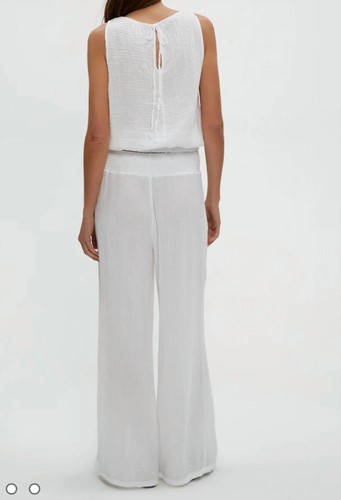 Michael Stars Susie Smocked Gauze Pant Size XS - Picture 3 of 4