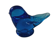 1996 Bluebird Of Happiness Signed Leo Ward Beautiful Glass Bird