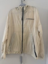 Lacoste BH0122-99 Grid Nylon Zip-Up Jacket, Size Large