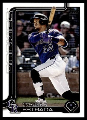 THAIRO ESTRADA 2025 Topps Update #US339 MLB Rockies  ID:152641