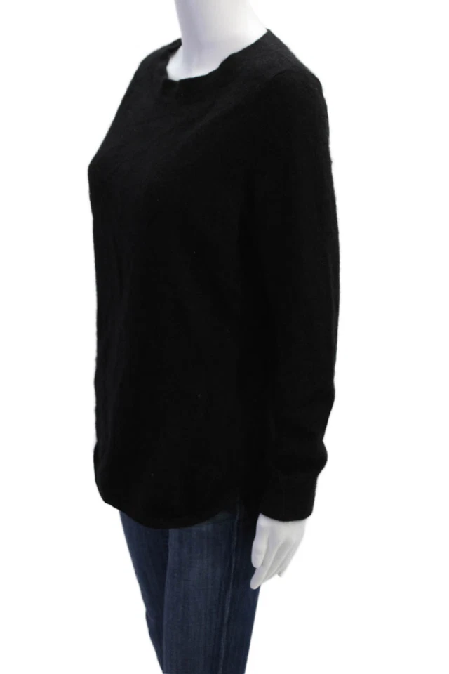 Isaac Mizrahi Live! Suéter suéter tejido cachemir negro talla XL para mujer Foto 2 de 4