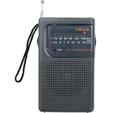 SuperSonic SC1105 AM/FM Band Radio - Black