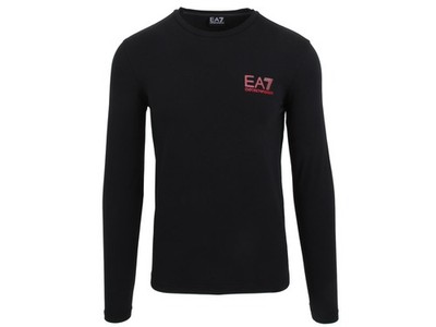 Emporio Armani EA7 men's long sleeve T-shirt crew neck shirt Sweatshirt black M